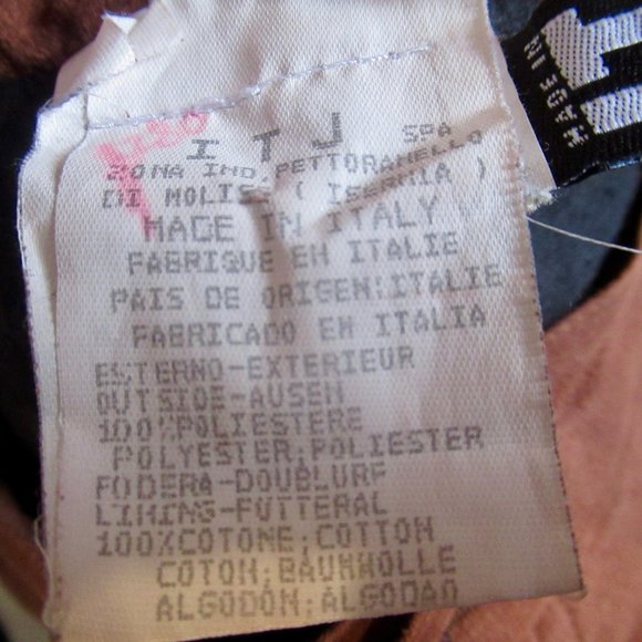 Gianfranco Ferre Made in Italy Rust Brown Faux Suede Pants Size 33 - Picture 6 of 9